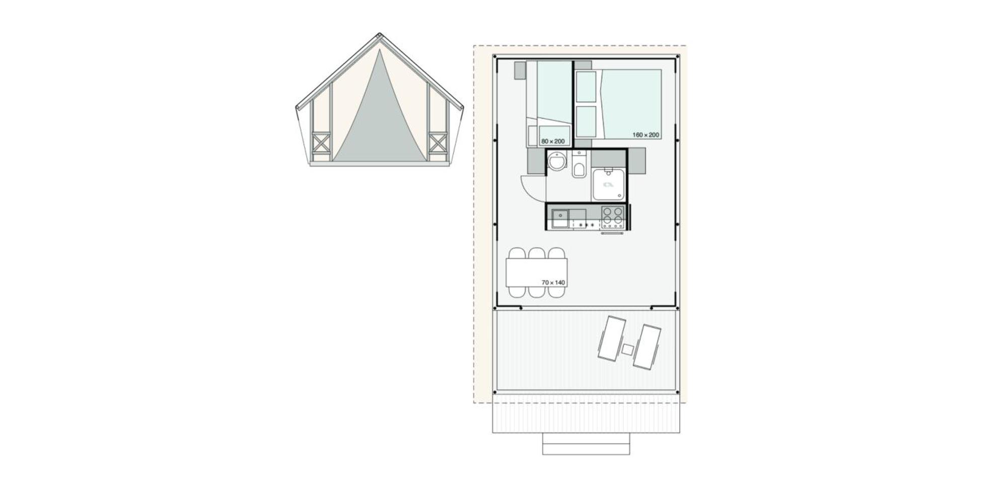 Camp Dole Zivogosce - Mobile Home And Glamping Tent ภายนอก รูปภาพ